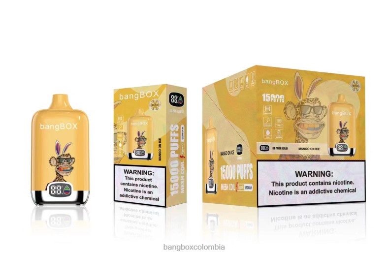 Bang Beach Vape - Bang Box 15000 bocanadas mango en hielo HZXPN48