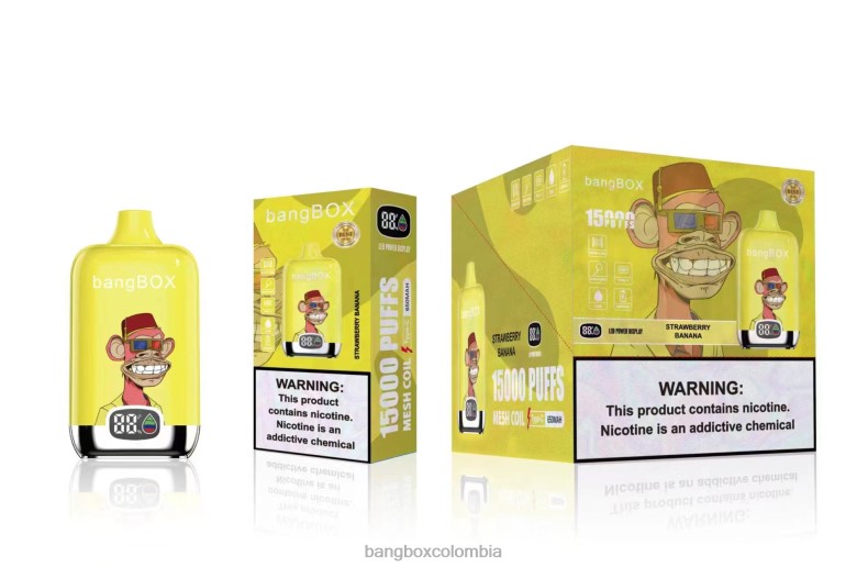 Bang Box Precio - Bang Box 15000 bocanadas plátano fresa HZXPN43