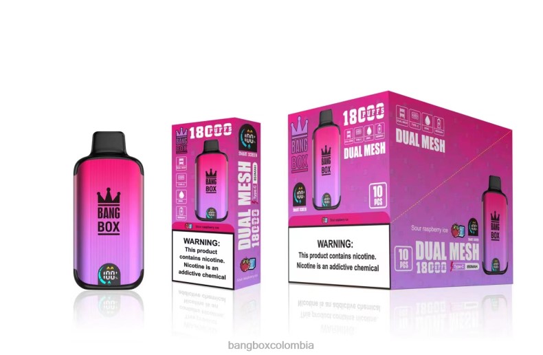 Bang Box Bogotá - Bang Box 18000 bocanadas hielo de frambuesa agria HZXPN98