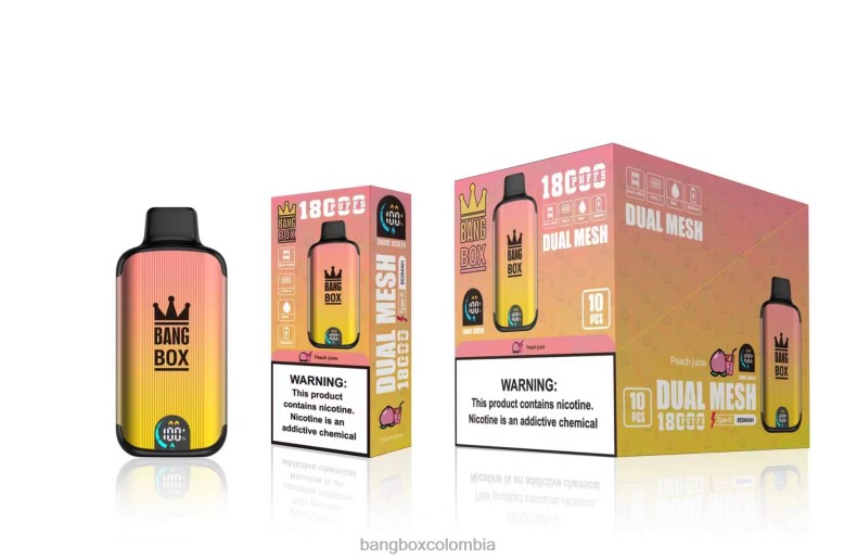 Bang Box Precio - Bang Box 18000 bocanadas jugo de durazno HZXPN91