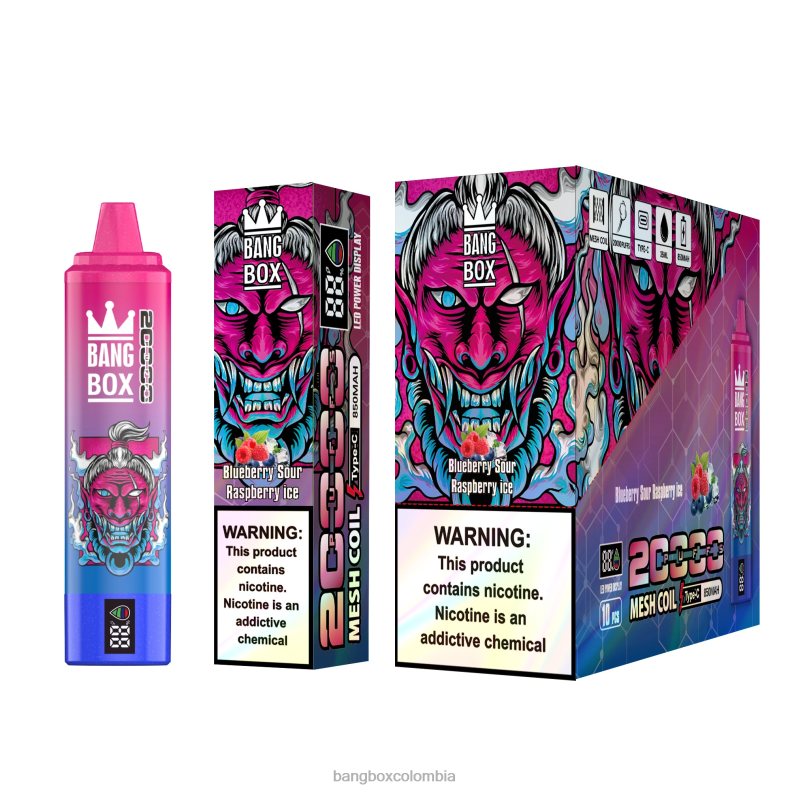 Bang Box Precio - Bang Box Pantalla inteligente de 20000 inhalaciones arándano frambuesa agria hielo HZXPN55