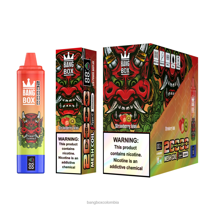 Bang Box Precio - Bang Box Pantalla inteligente de 20000 inhalaciones kiwi fresa HZXPN51