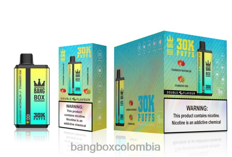 Bang Beach Vape - Bang Box 30000 inhalaciones de dos sabores. sandía fresa y kiwi fresa HZXPN64