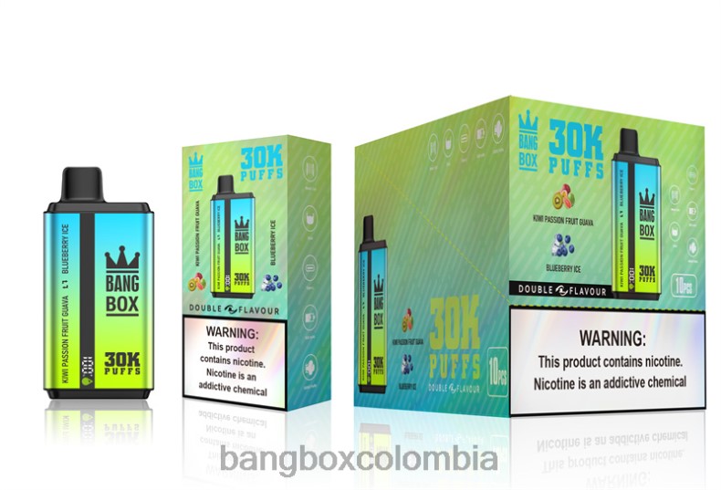 Bang Box Colombia - Bang Box 30000 inhalaciones de dos sabores. kiwi, maracuyá, guayaba y helado de arándanos HZXPN65