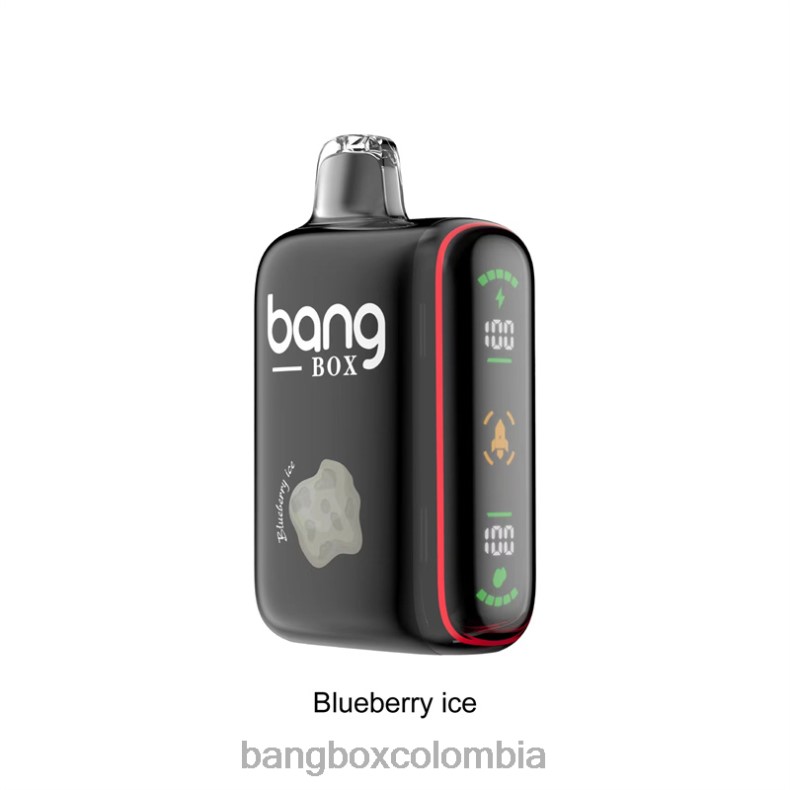 Bang Beach Vape - Bang Box Pantalla de potencia inteligente de 9000-18000 inhalaciones hielo de arándanos HZXPN32