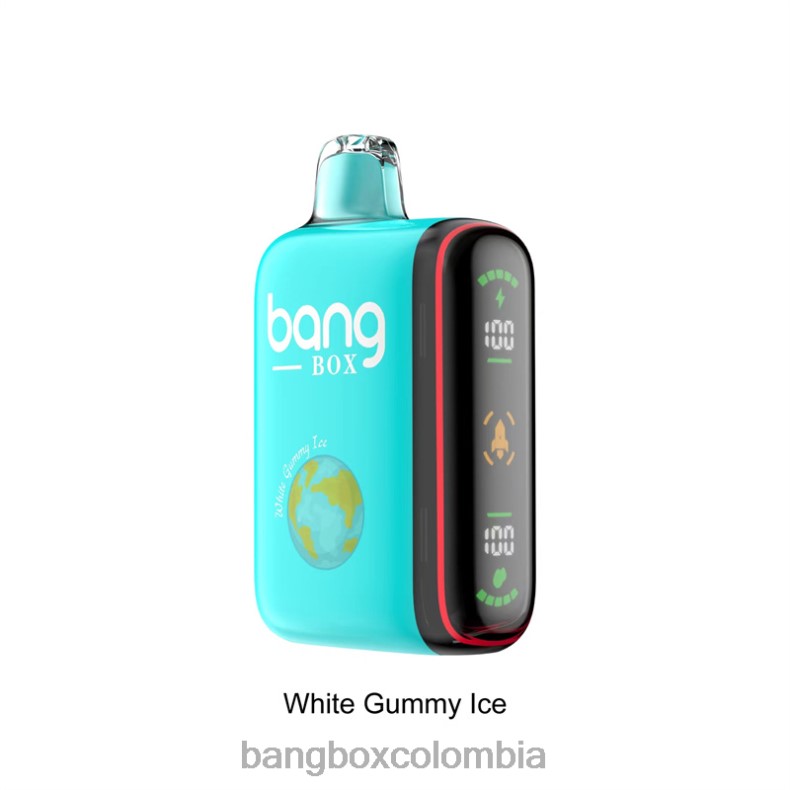 Bang Box Bogotá - Bang Box Pantalla de potencia inteligente de 9000-18000 inhalaciones hielo gomoso blanco HZXPN30
