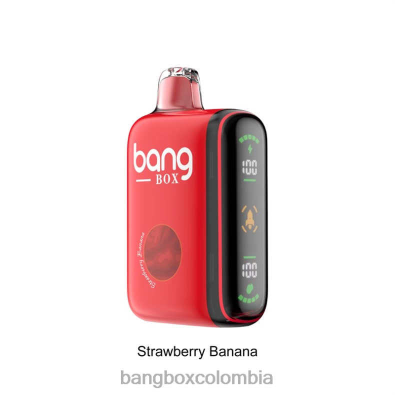 Bang Box Colombia - Bang Box Pantalla de potencia inteligente de 9000-18000 inhalaciones plátano fresa HZXPN25