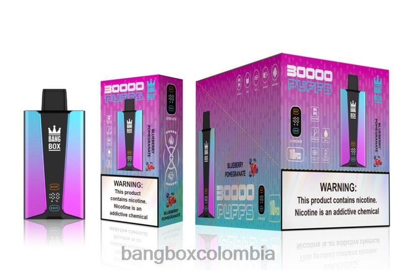 Bang Beach Vape - Bang Box Pantalla inteligente de 30000 inhalaciones pomgerante de arándanos HZXPN80