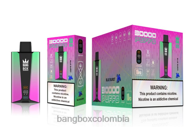 Bang Box Bogotá - Bang Box Pantalla inteligente de 30000 inhalaciones estallido azul HZXPN82