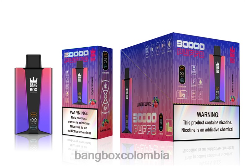 Bang Box Bogotá - Bang Box Pantalla inteligente de 30000 inhalaciones jugo de la selva HZXPN78