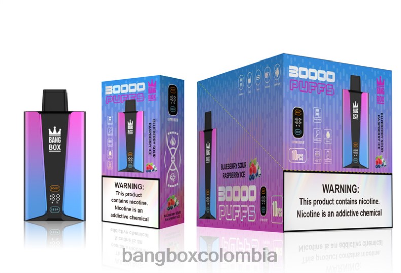 Bang Box Colombia - Bang Box Pantalla inteligente de 30000 inhalaciones arándano frambuesa agria hielo HZXPN81