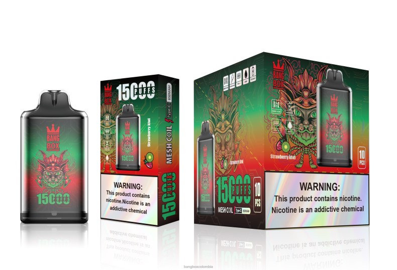 Bang Beach Vape - Bang Box s1-15000 bocanadas kiwi fresa HZXPN100
