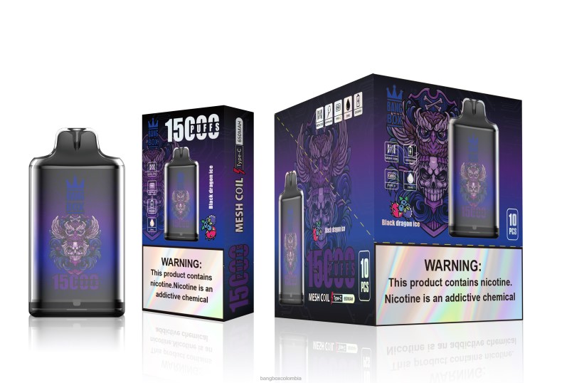 Bang Box Bogotá - Bang Box s1-15000 bocanadas hielo del dragón negro HZXPN110