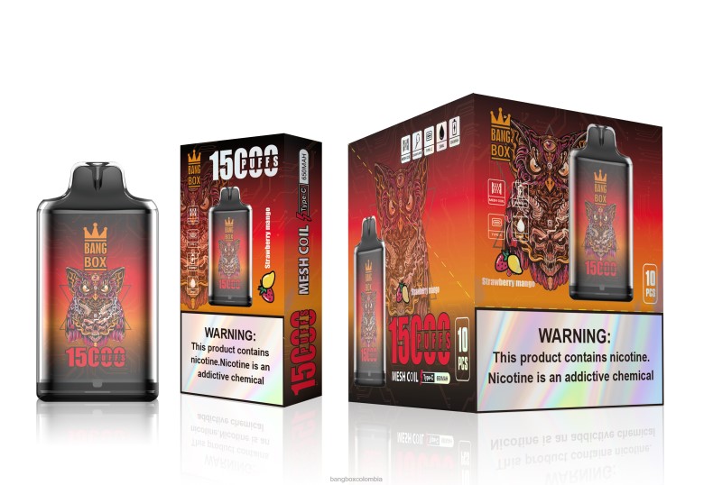Bang Box Colombia - Bang Box s1-15000 bocanadas mango fresa HZXPN101