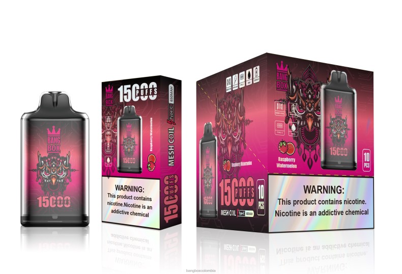 Bang Box Colombia - Bang Box s1-15000 bocanadas sandia frambuesa HZXPN105