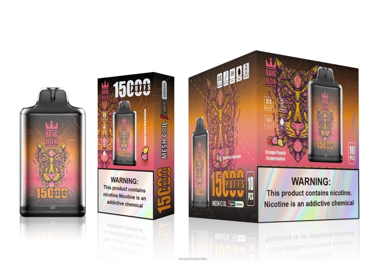 Bang Box Precio - Bang Box s1-15000 bocanadas sandia mango durazno HZXPN107
