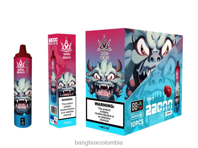 Bang Box Colombia - Bang Beach Pantalla inteligente de 22000 inhalaciones cereza HZXPN17